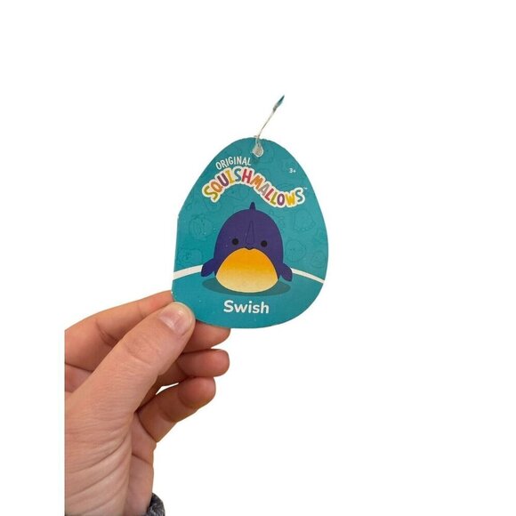 Squishmallows Swish The Swordfish 8” Plush Kids Toy Stuffed Animal NWT - Picture 6 of 7